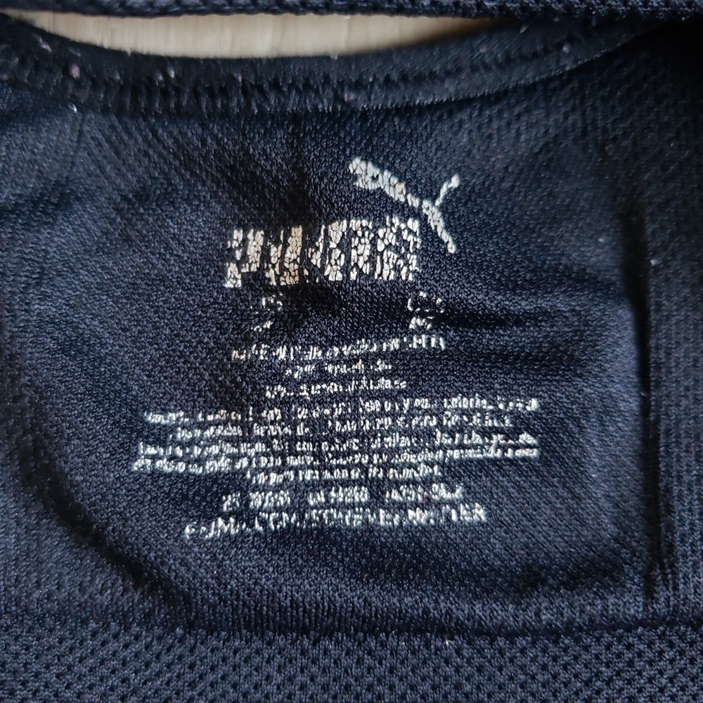 Puma Women's Dual Pack Black and White Sports Bras - Picture 4 of 4